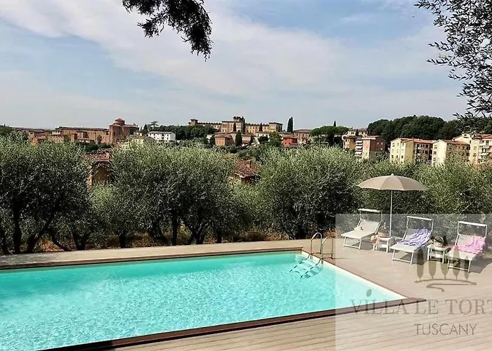 Villa Le Tortore Privata Lusso Piscina Relax Siena